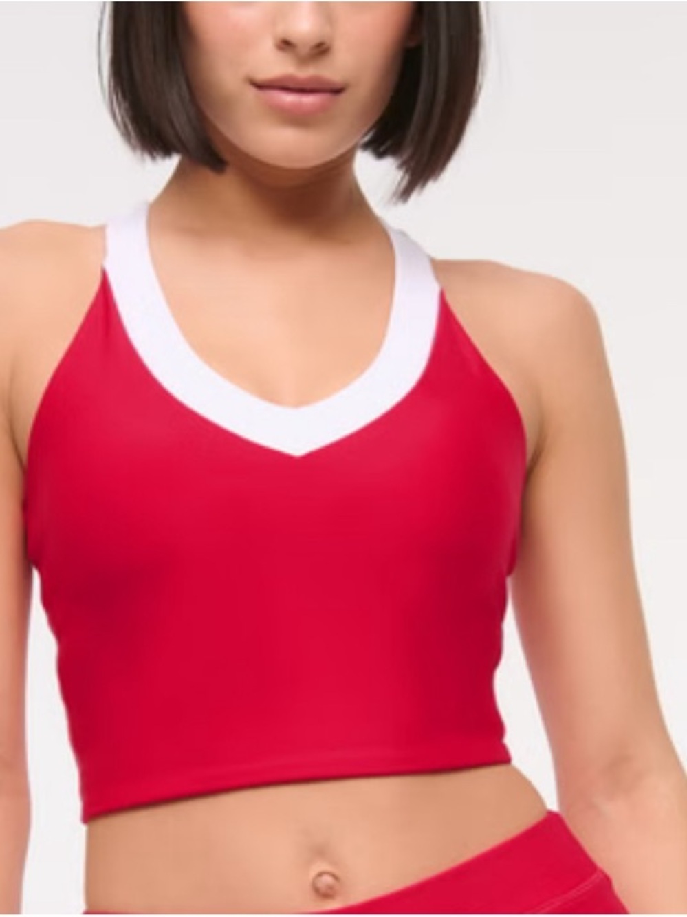 YPB sculptLUX Racerback V-Neck Tank Size XS